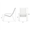 Sillón lounge Reclips Houe