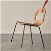 Silla madera Halo Metal 4 patas Blasco&Vila