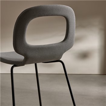 Silla tapizada Halo Metal 4 patas Blasco&Vila