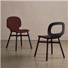 Silla tapizada Halo Wood 4 patas Blasco&Vila
