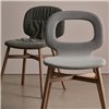 Silla tapizada Halo Wood 4 patas Blasco&Vila