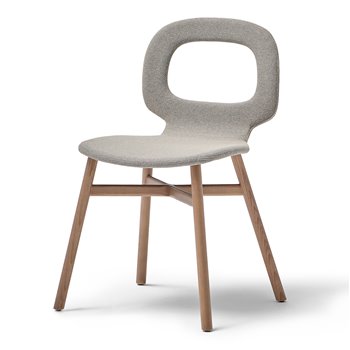Silla tapizada Halo Wood 4 patas Blasco&Vila