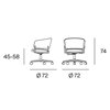 Sillón con ruedas RC Metal Blasco&Vila