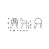 Silla Scarlett Wood Cattelan Italia