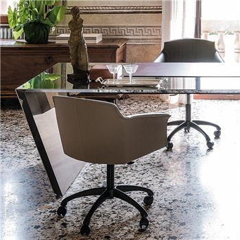 Silla Tyler Wheels Brazos Cattelan Italia
