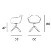 Silla Nomad Giratoria Piramidal Blasco&Vila