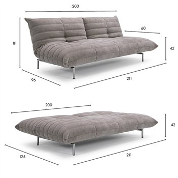 Sofá cama Mikunjo Innovation Living