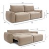Sofá cama brazos gruesos Norum Innovation Living