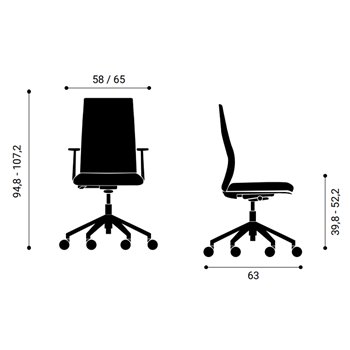 Silla operativa Sentis Forma5