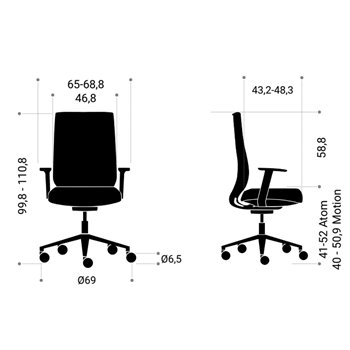 Silla operativa Eben Forma5