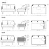 Sofá modular Embrace Outdoor Carl Hansen and Son