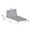 Cama individual Cleo Nidi