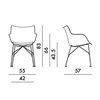 Silla Q/Wood Patas Kartell