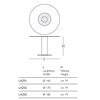 Mesa redonda Lazy Hub Glas Italia