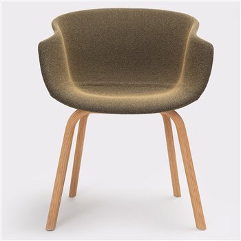 Silla Bai madera tapizada Ondarreta