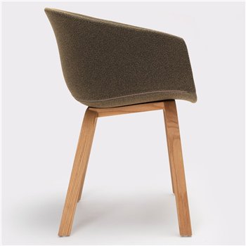 Silla Bai madera tapizada Ondarreta