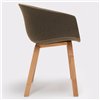 Silla Bai madera tapizada Ondarreta