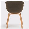 Silla Bai madera tapizada Ondarreta