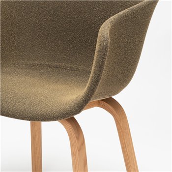 Silla Bai madera tapizada Ondarreta