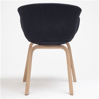 Silla Bai madera tapizada Ondarreta