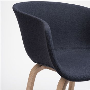Silla Bai madera tapizada Ondarreta