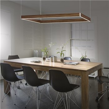 Lámpara de suspensión Manolo rectangular FM iluminación