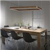Lámpara de suspensión Manolo rectangular FM iluminación