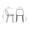 Silla Nuez madera Outdoor Andreu World