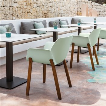 Sillón Nuez madera Outdoor Andreu World