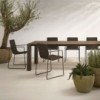 Sillón Trenza SO0701 Andreu World. Sillas diseñada para ambientes exteriores.