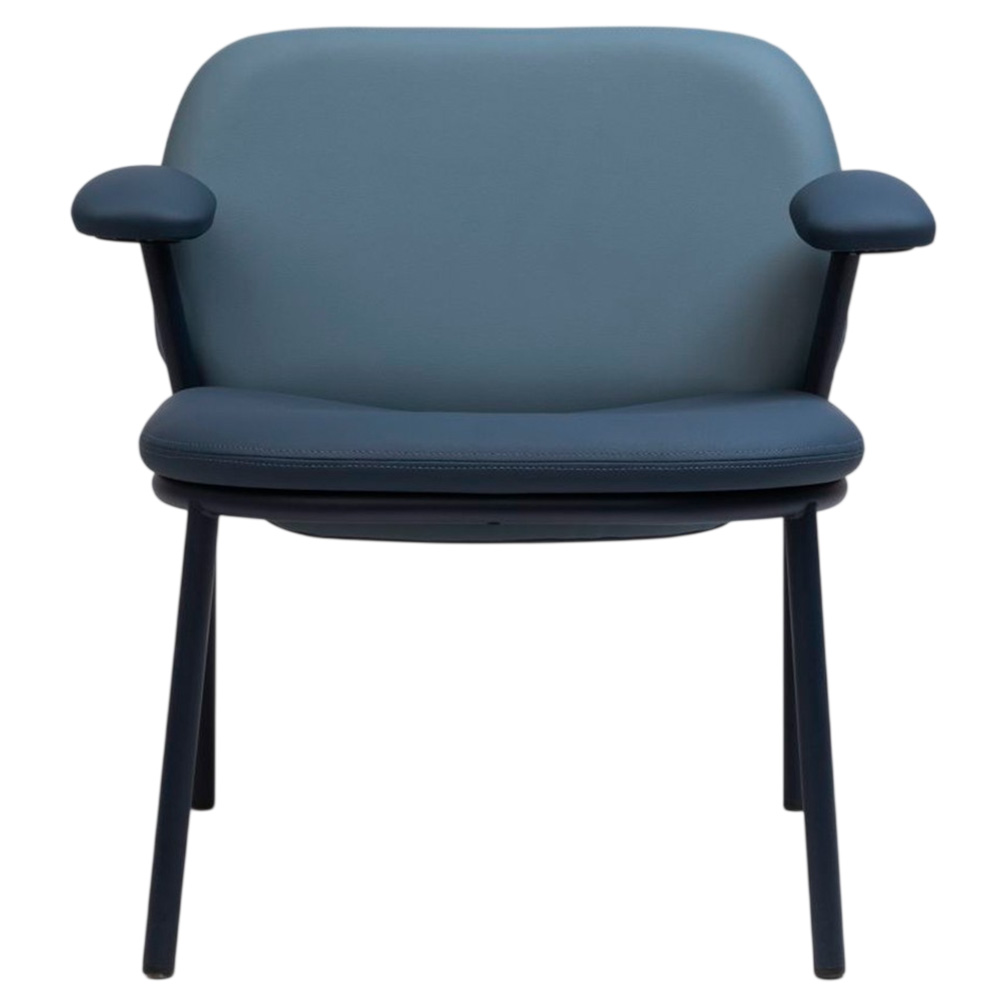 Sillón Lana acero con brazos Ondarreta
