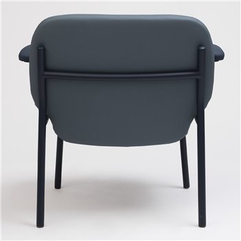 Sillón Lana acero con brazos Ondarreta