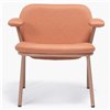 Sillón Lana acero con brazos Ondarreta
