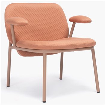 Sillón Lana acero con brazos Ondarreta