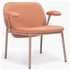 Sillón Lana acero con brazos Ondarreta