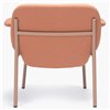 Sillón Lana acero con brazos Ondarreta