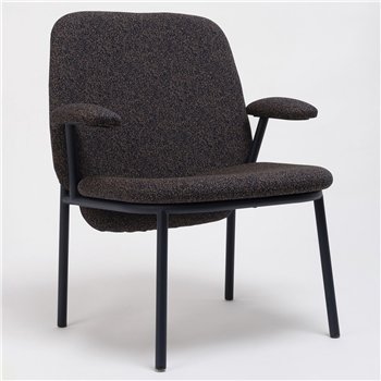 Sillón Lana acero con brazos Ondarreta