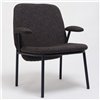 Sillón Lana acero con brazos Ondarreta