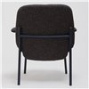 Sillón Lana acero con brazos Ondarreta