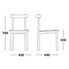 Silla Mibu madera Ondarreta
