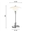 Lámpara PH 2/1 Portable Sobremesa Louis Poulsen 