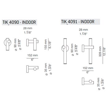 Aplique Tik Indoor Estiluz