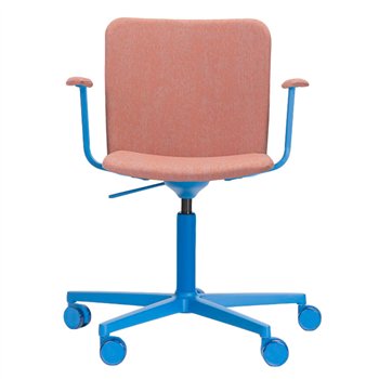Sillón Supra Giratorio Regulable con ruedas tapizado Ondarreta