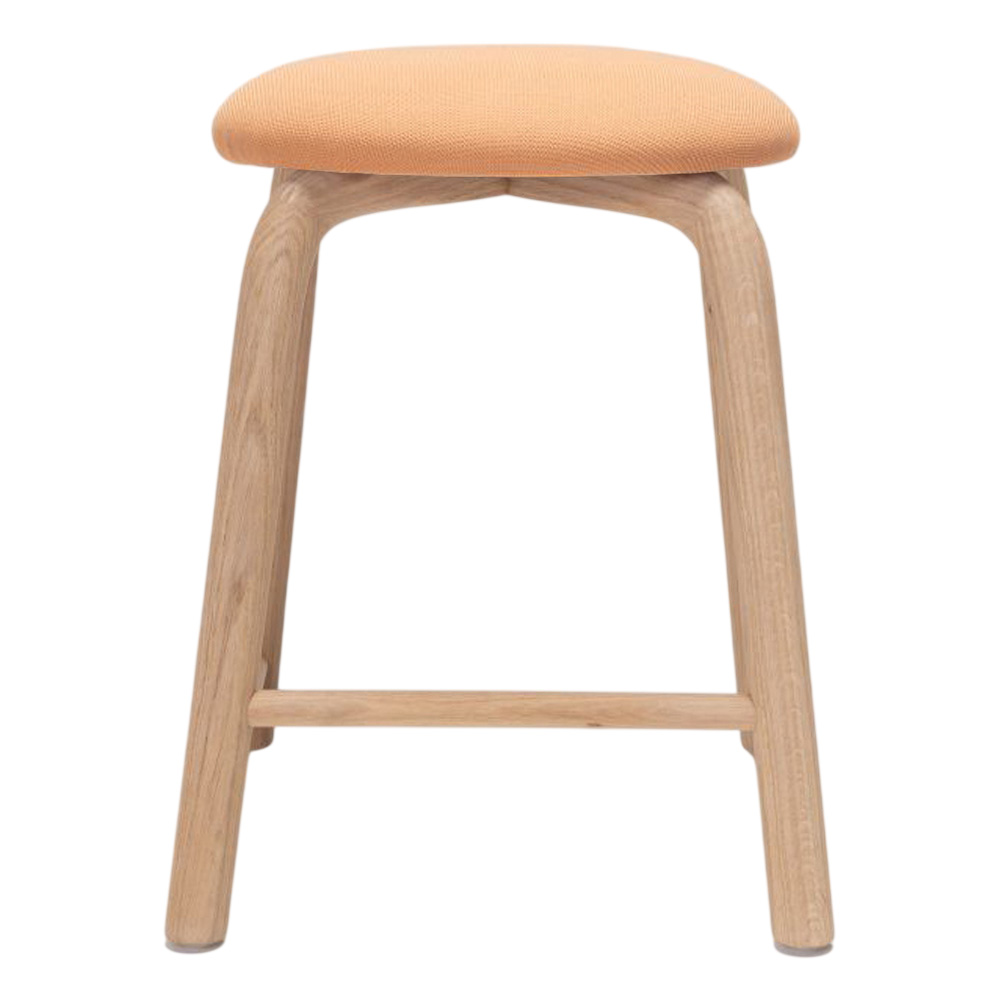 Taburete bajo Tam madera tapizado Ondarreta