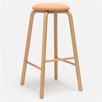 Taburete Tam madera tapizado Ondarreta