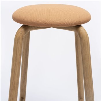Taburete Tam madera tapizado Ondarreta