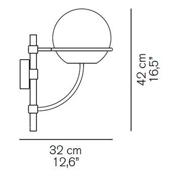 Aplique Lyndon 161 exterior Oluce