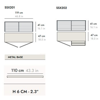 Mueble TV Sussex SSX201/2 Punt