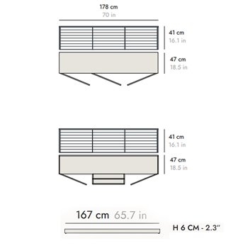 Mueble TV Sussex SSX301/2 Punt