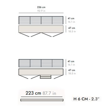Mueble TV Sussex SSX401/2 Punt